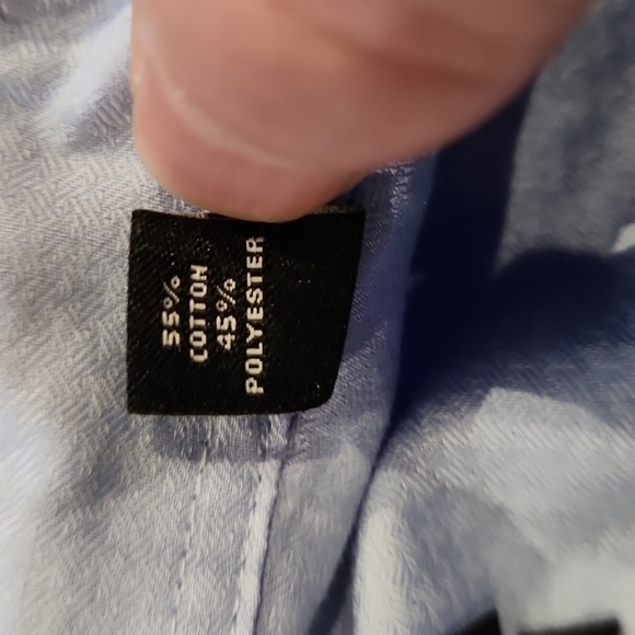 𝅺shaquille O'Neal Light Blue Houndstooth Button-Up Shirt - Picture 7 of 9